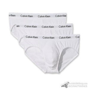 Quần lót nam Calvin Klein NB2613 Cotton Stretch Hip Brief 3-pack White